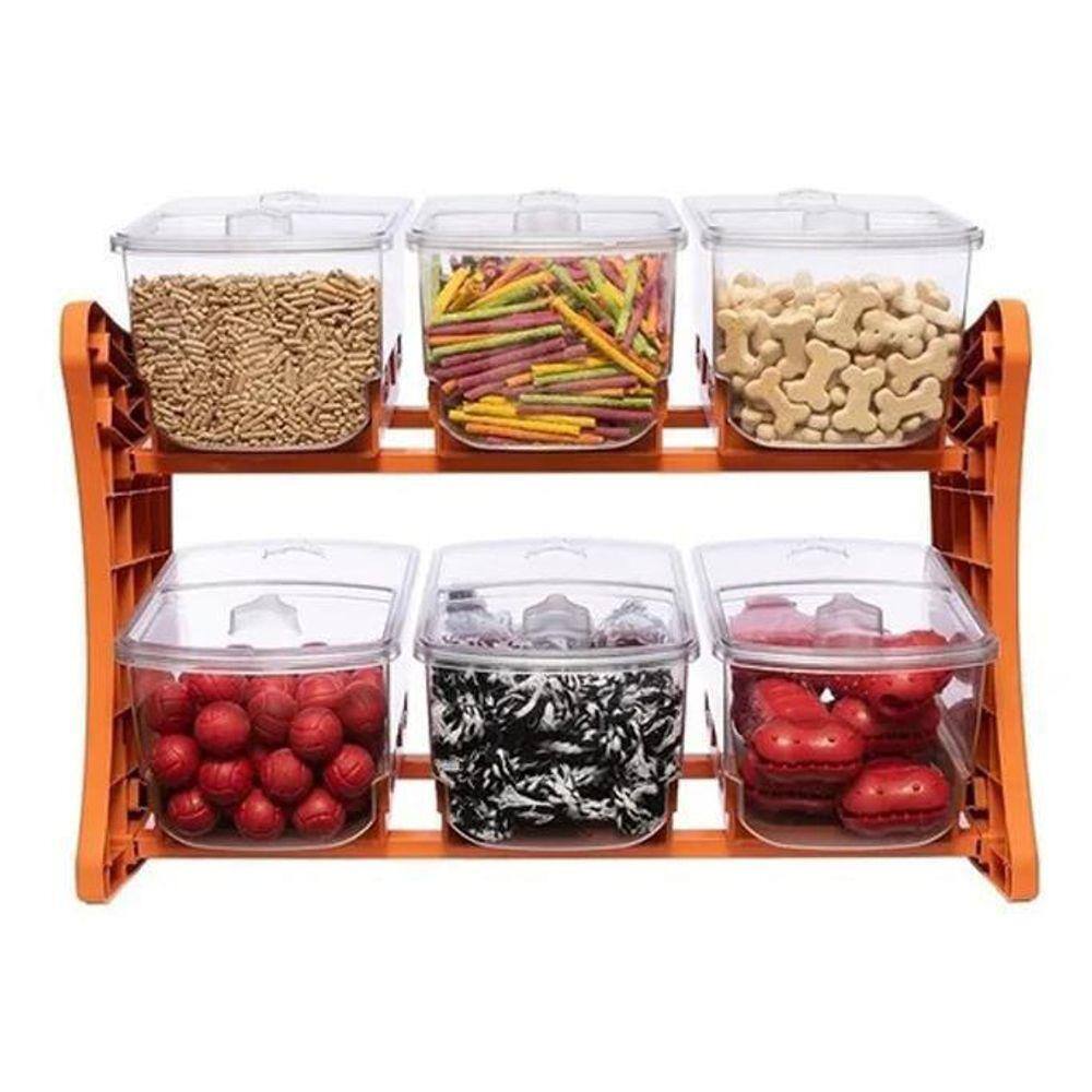 Display 3X2 Dispenser Balcão Pdv Durabox 6 Un 10,5 L Cada