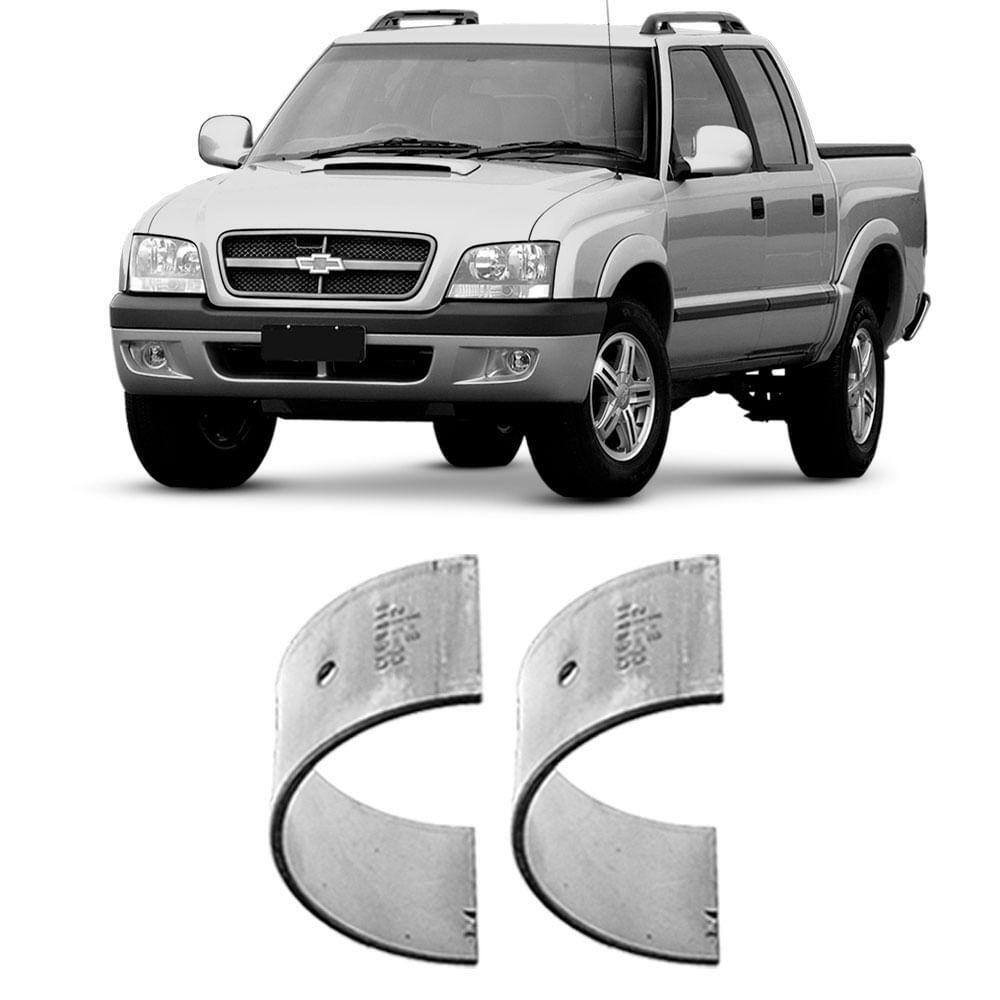 Bronzina Casquilho Biela STD Blazer S10 2.8 12V 2000 a 2012 Metal Leve BB1066