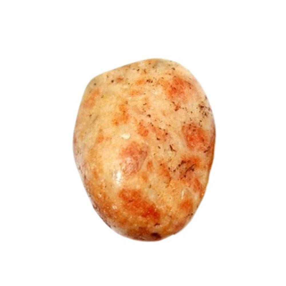 Pedra Do Sol Gold Stone Rolado Natural Garimpo 33mm 19g