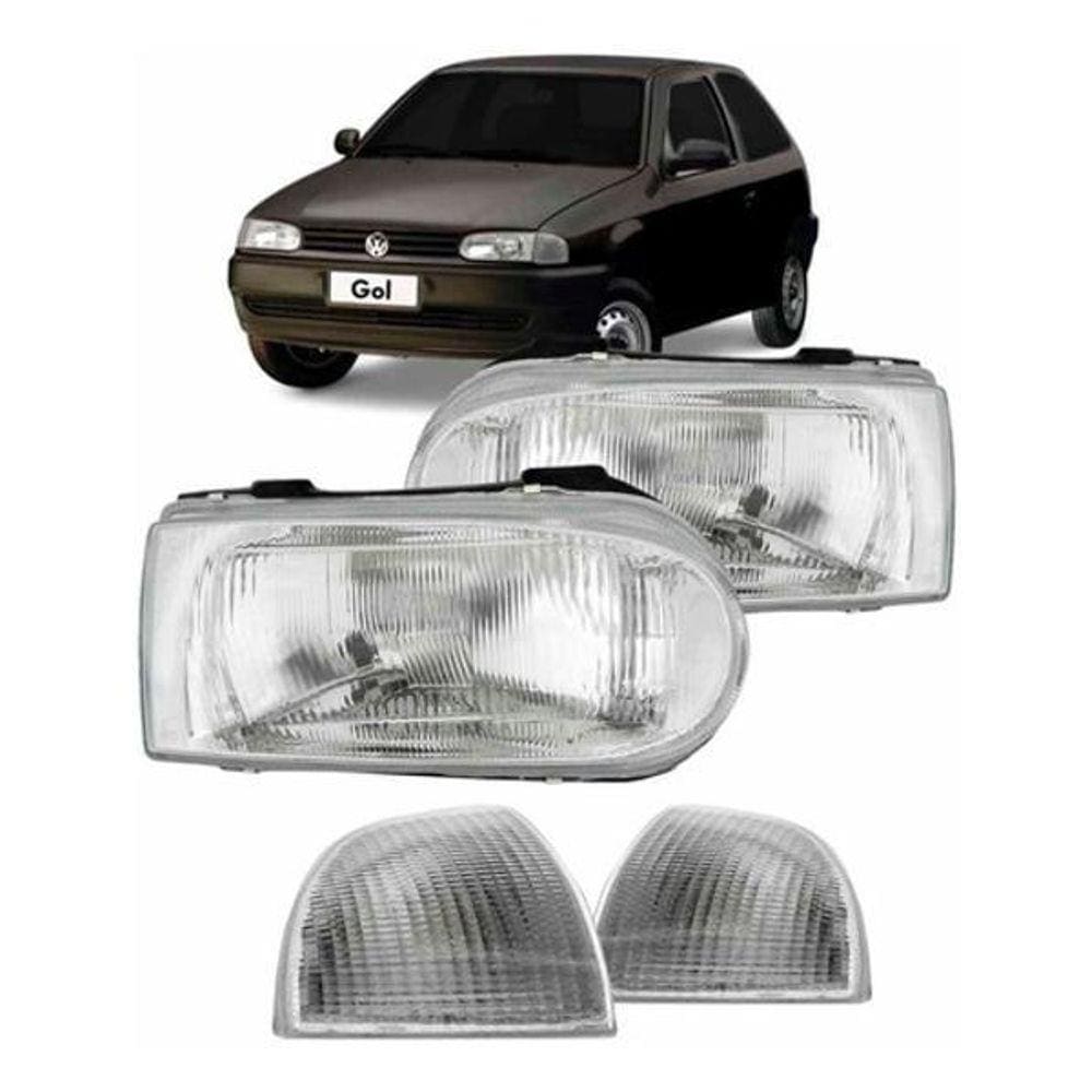 Farol Gol Bola 95-99 Foco Regulável H4 Xenon 55W