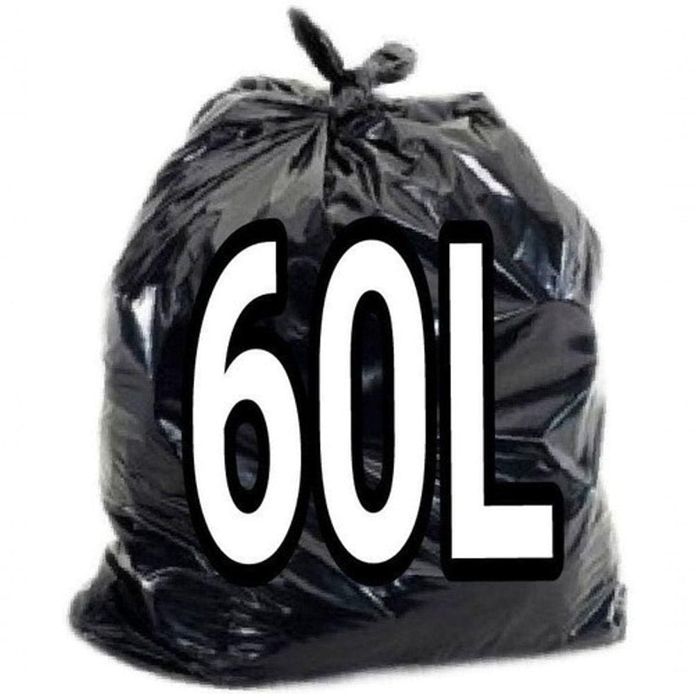 Saco De Lixo 50 Litros Preto 100un Resistentes
