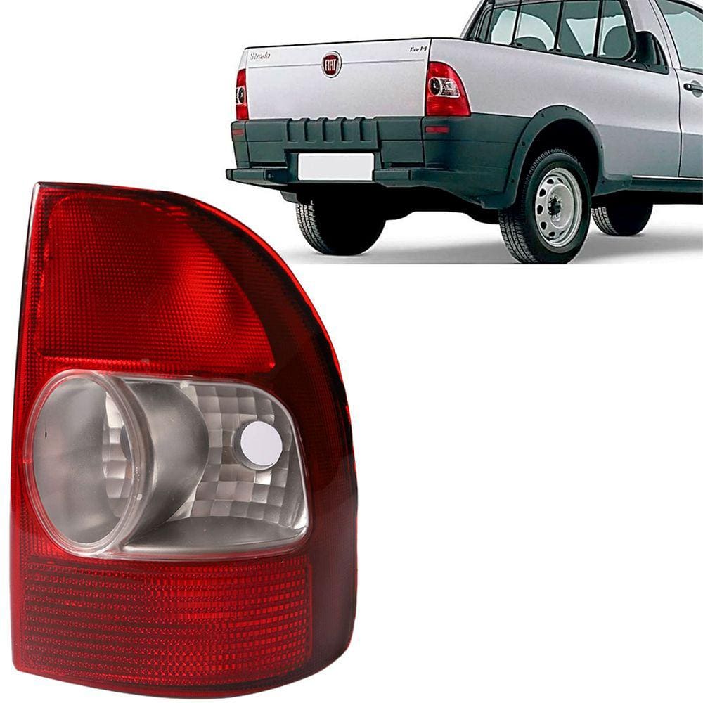 Lanterna Traseira Fiat Strada 2001 2002 2003 Bicolor Pickup