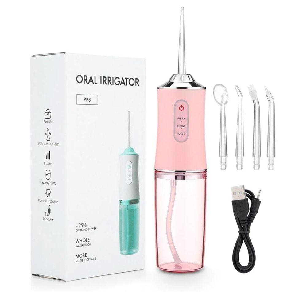 Irrigador Oral Portátil Jato D`água Dental Bucal - Branco