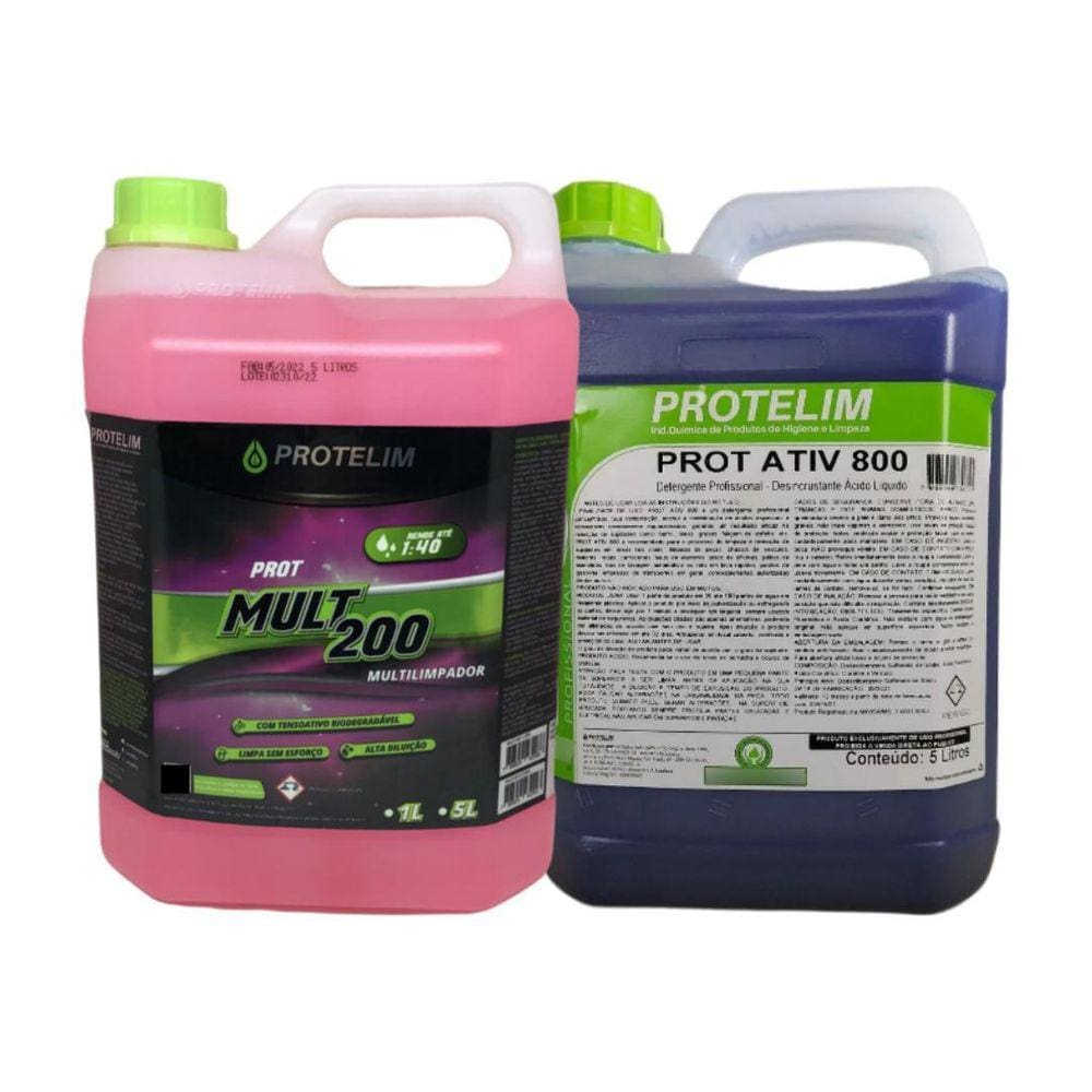 Kit Limpeza Pesada Mult200 + Ativ800