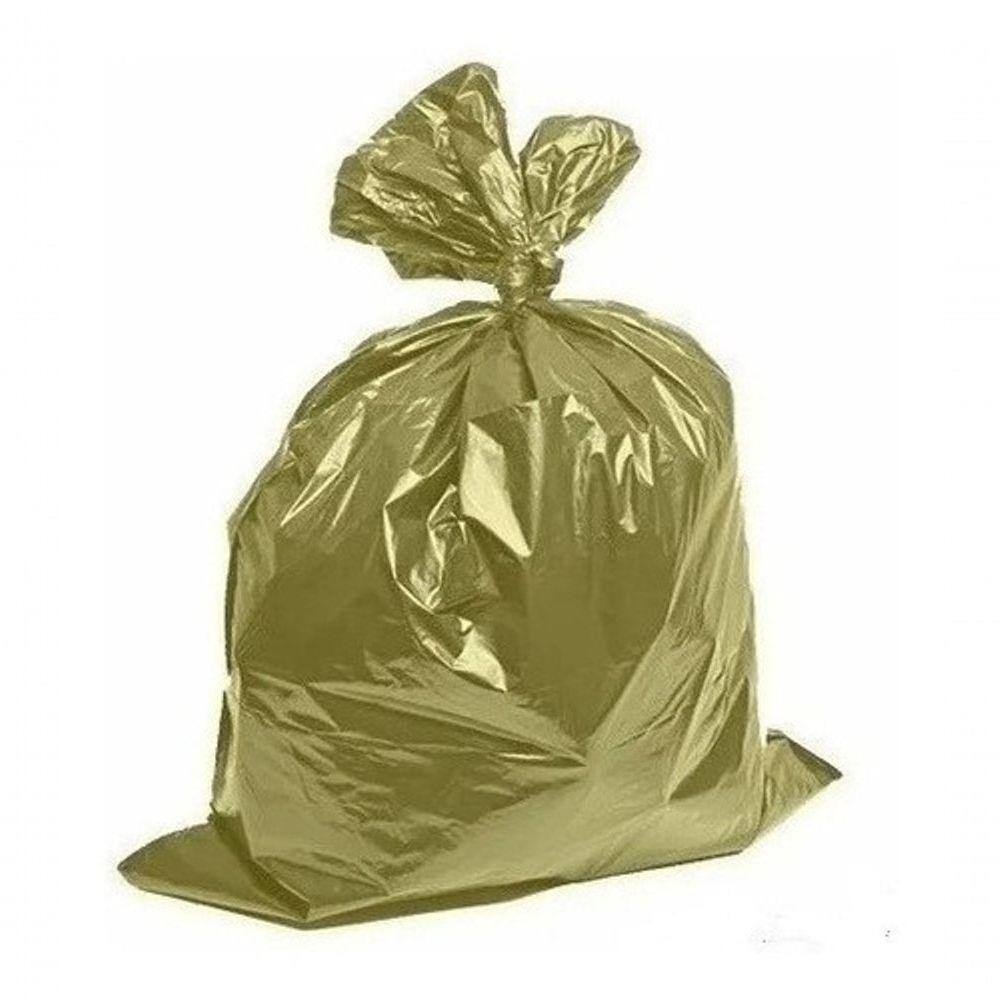 Saco De Lixo 60 Litros 100 Unidades Colorido Reforçado laranja