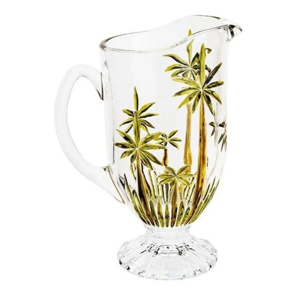Jarra Cristal Palm Tree Handpaint Wolff 1,5L