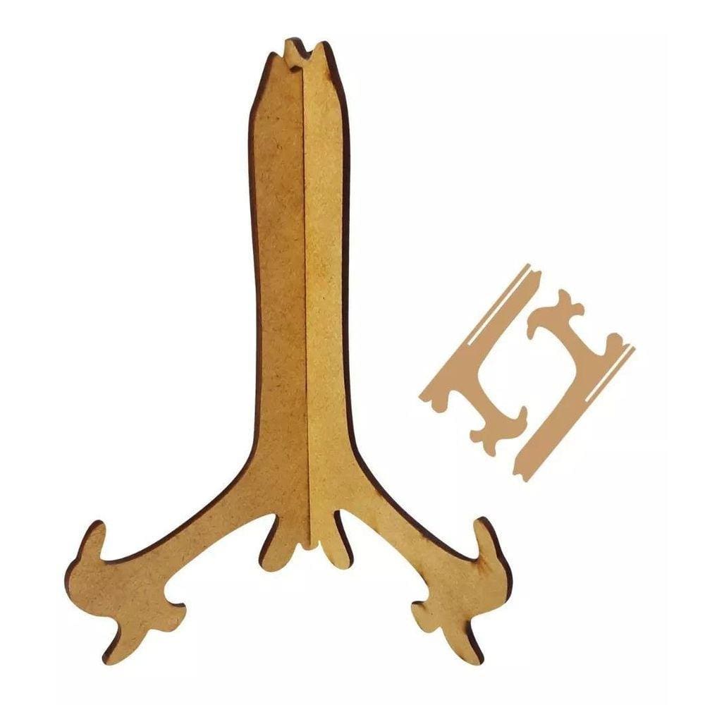 Kit 20 Pares De Suporte Para Pratos Em Mdf Cru