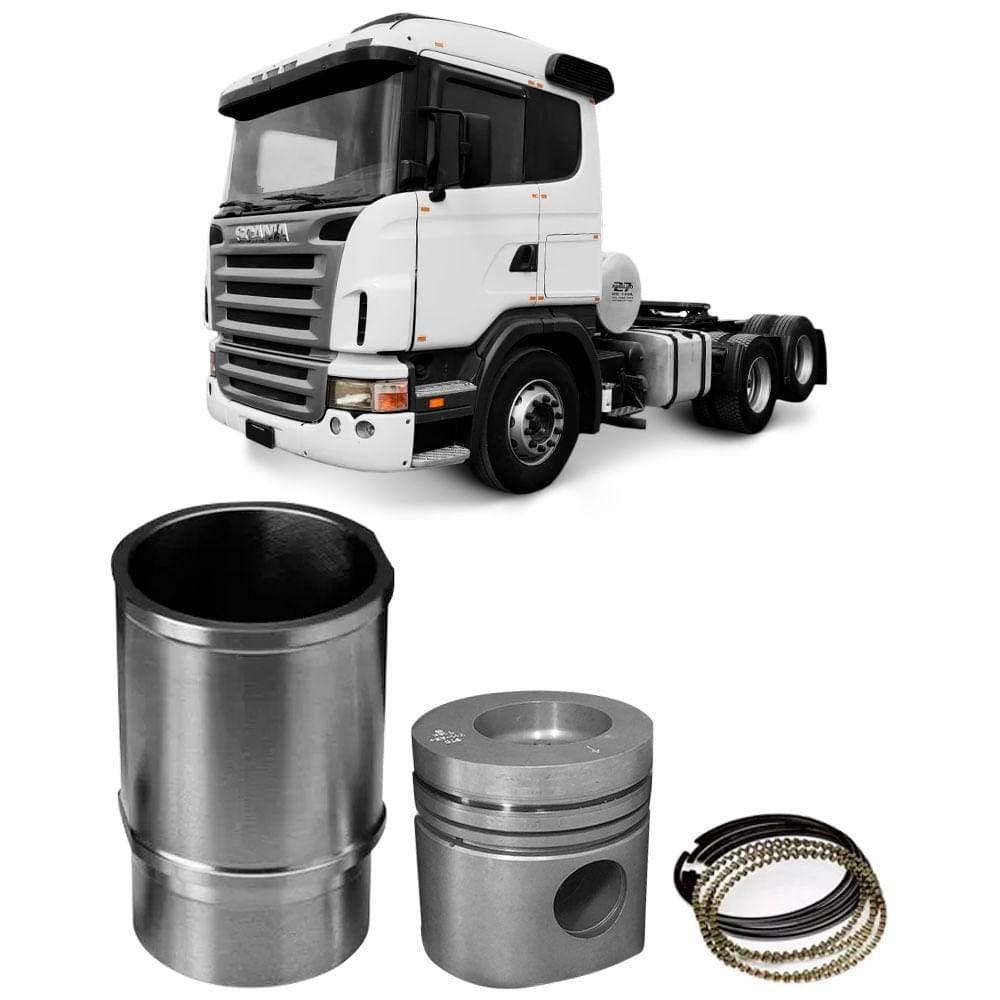Kit Motor Camisa Pistão Anel Motor Dsc12 Scania 124 Original