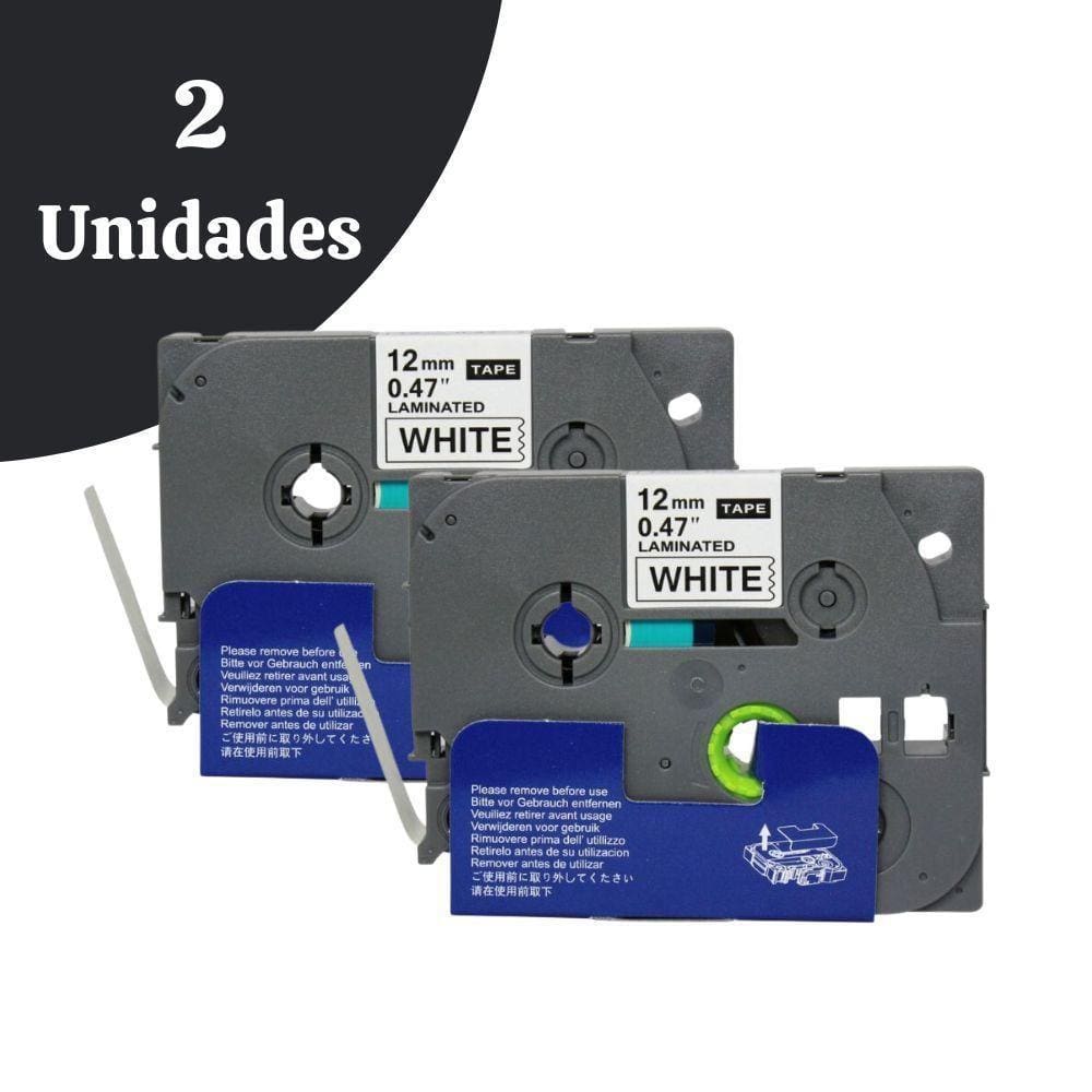 Fitas Rotuladora Brother Tze-231 12mm - Preto/Branco