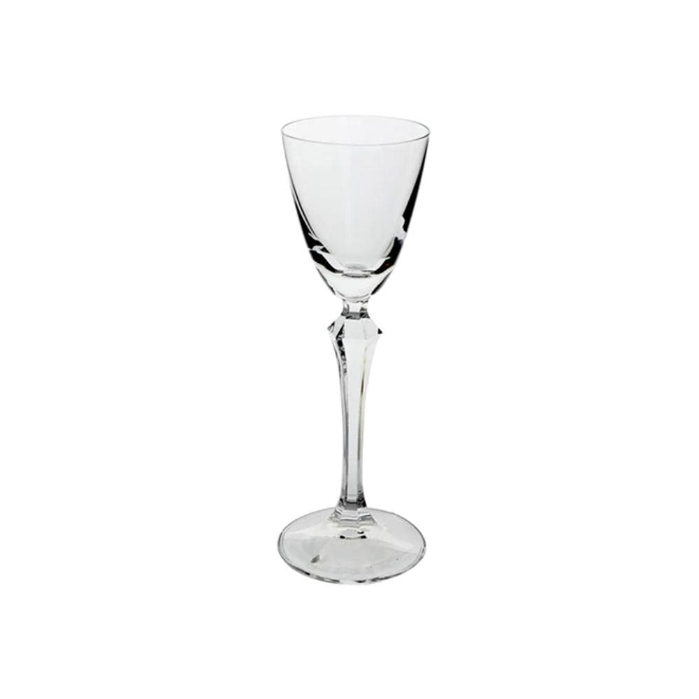 Jogo de 6 tacas para licor Elizabeth em cristal ecologico 70ml A19cm
