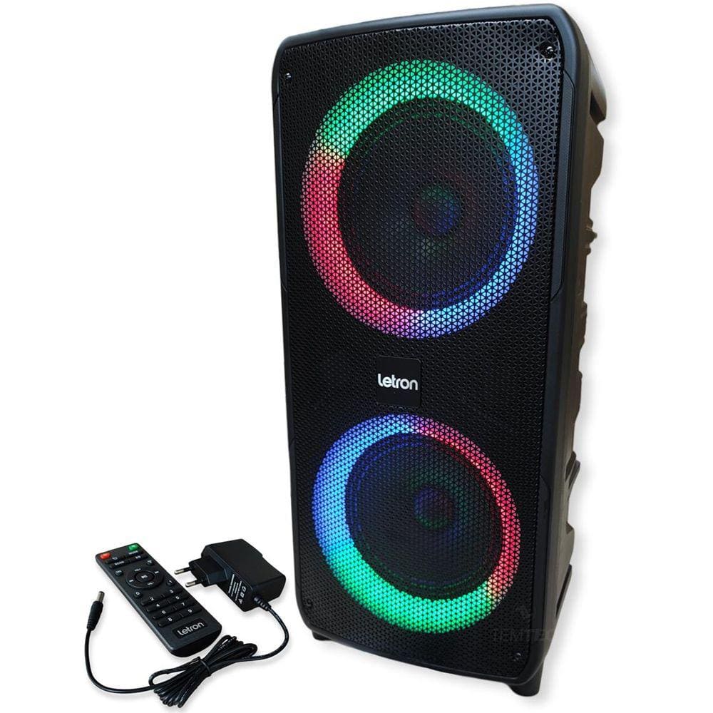 Som Caixa Alto-Falante Bluetooth Portátil 600W Led Potente