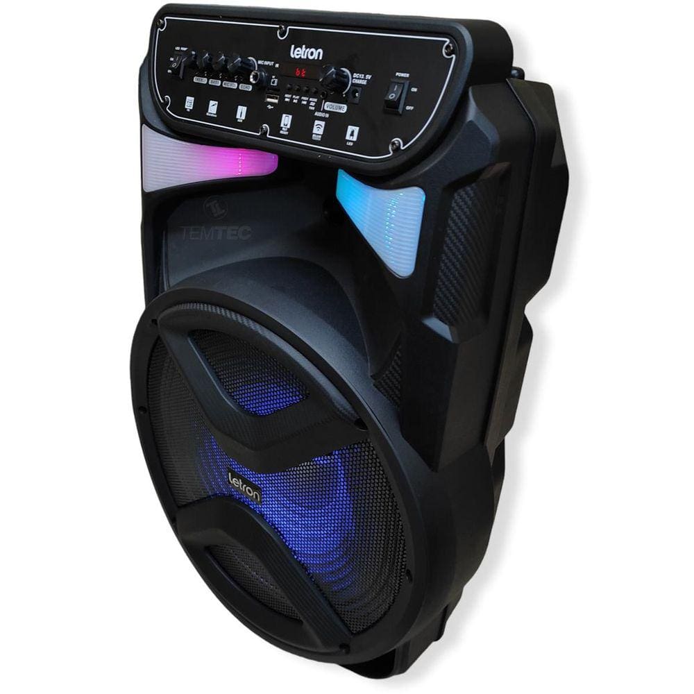 Som Caixa Alto-Falante Bluetooth Portátil 800W Led Potente