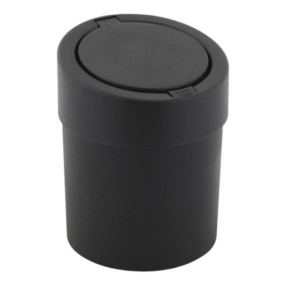 Lixeira De Banheiro Coza - Automática - 5 Litros - Preto