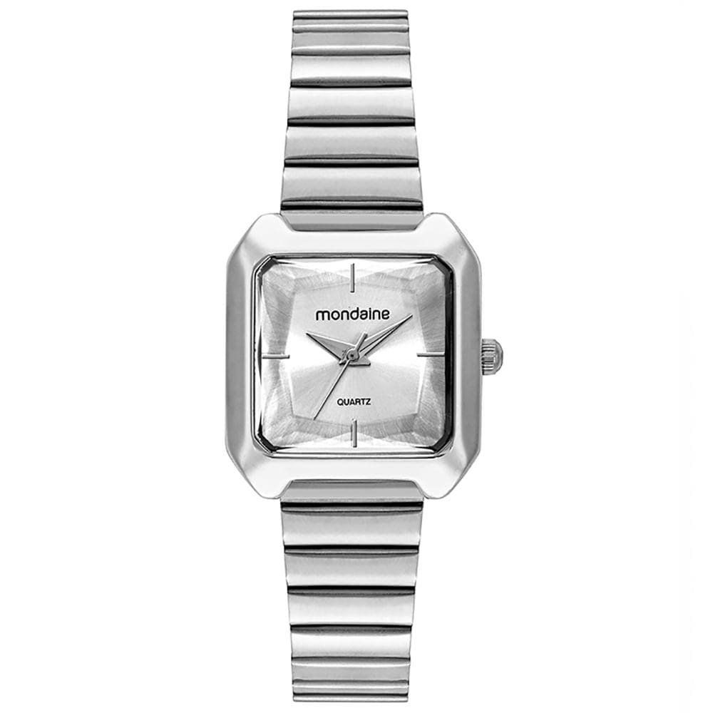 Relógio MONDAINE feminino analógico prata 32584L0MVNE2