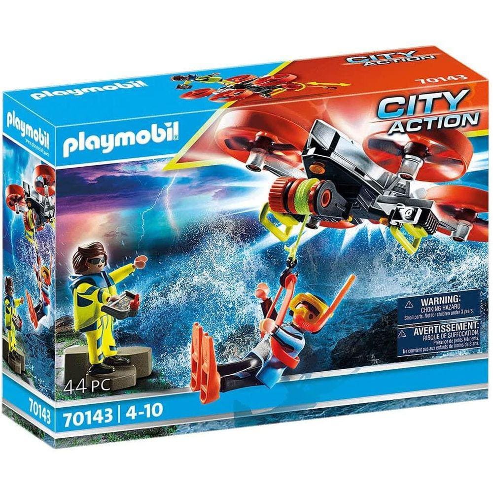 Playmobil City - Resgate Mergulhador Com Drone - Sunny 2082