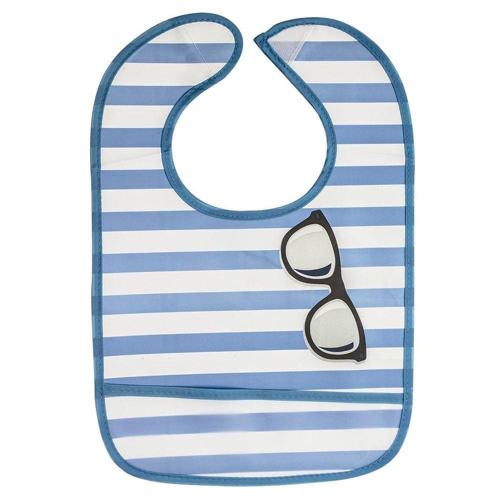 Babador New Look Kababy Listrado Azul