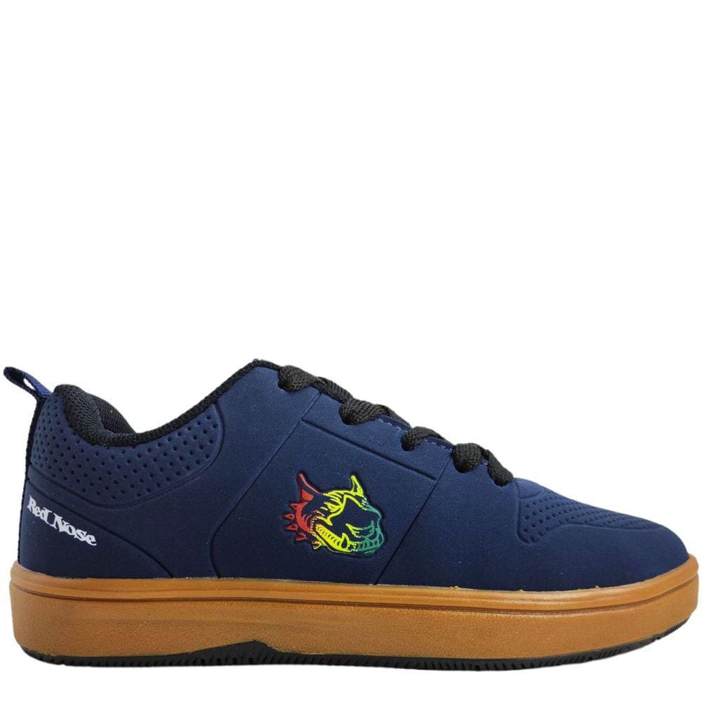Tênis Infantil Juvenil Menino Casual Dia a Dia Skatista Street Urban Red Nose Rnni822