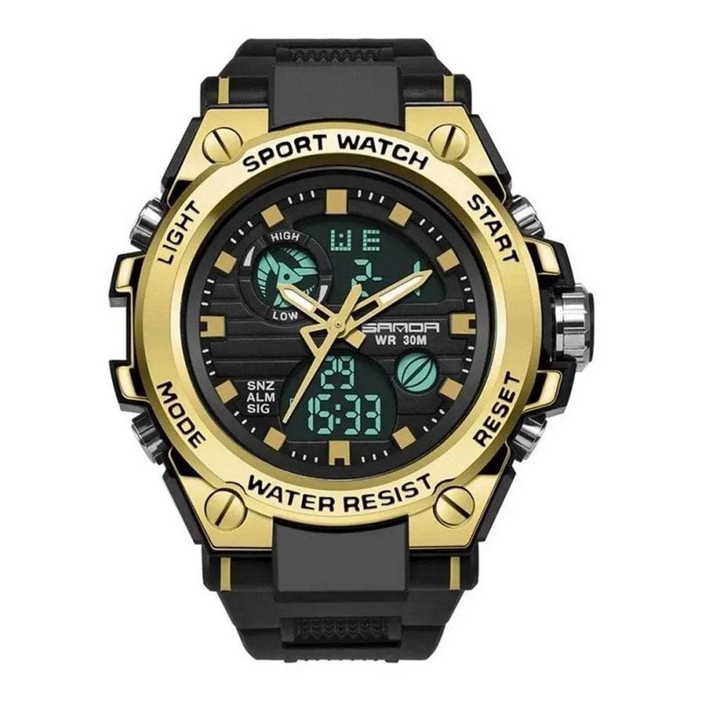 Relógio Masculino Esportivo Sanda Modelo 739 Estilo Militar