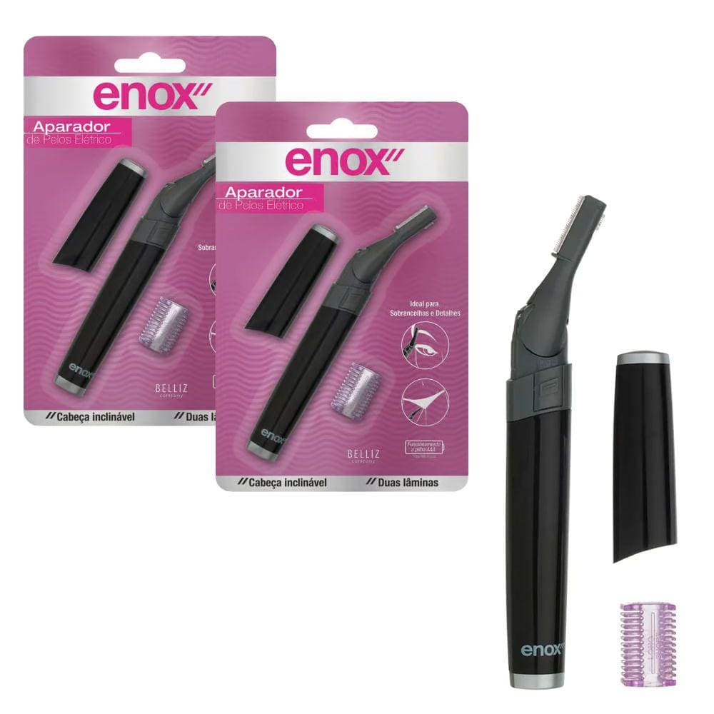 Kit 2 Aparador De Pêlos Enox Feminino -1770