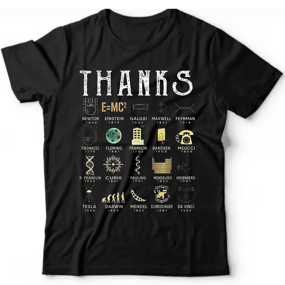 Camiseta ciência & tecnologia- Thanks (cientist)