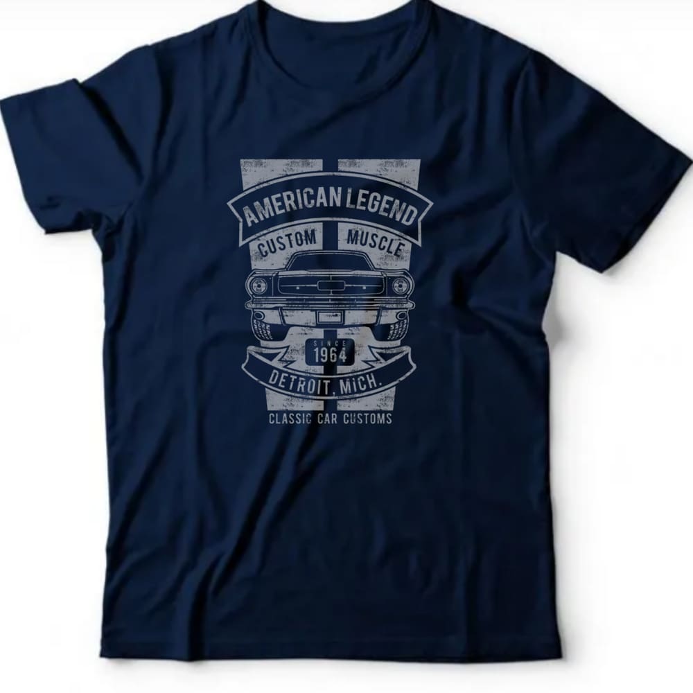 Camiseta algodão carros - American legend: Custom muscle