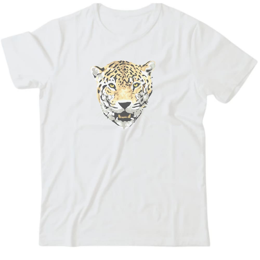 Camiseta algodão pets & natureza - Leopardo