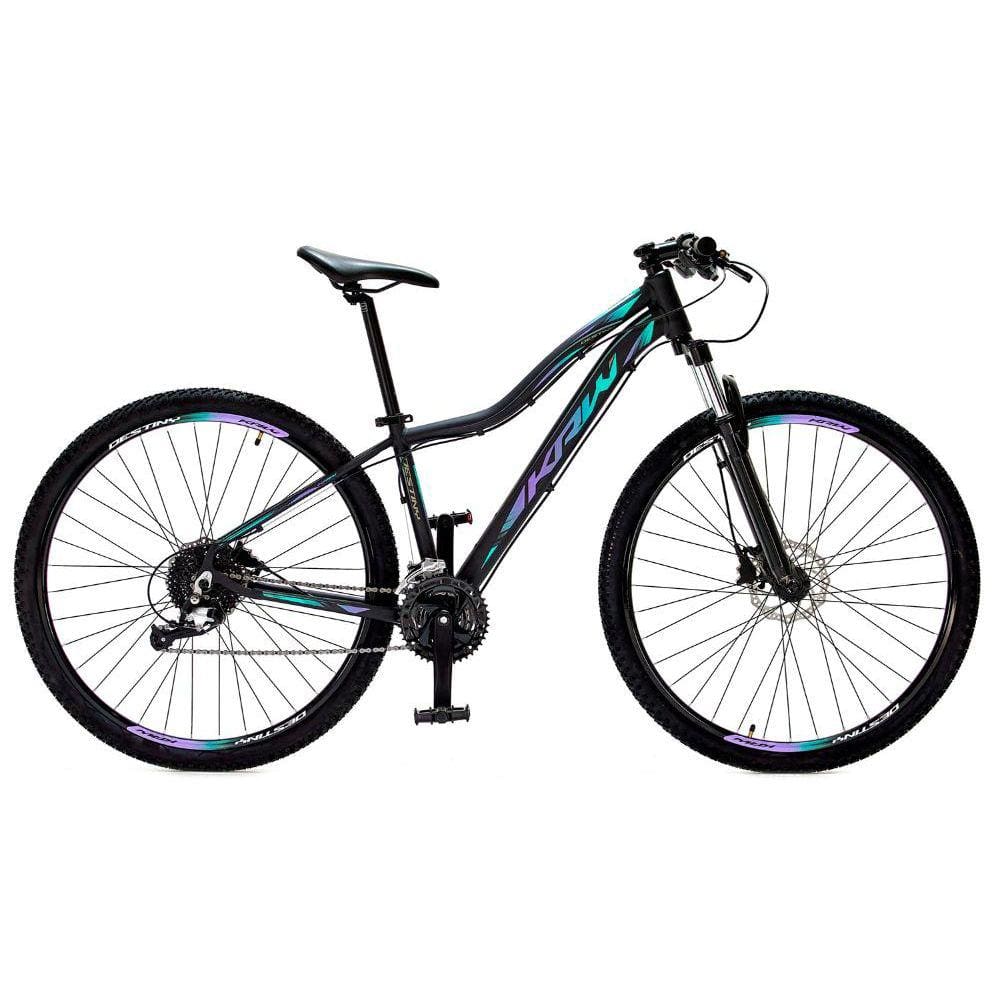 Bicicleta Aro 29 Krw Alumínio 24 Velocidades Freio Hidráulico Suspensão dianteira MountainBike S2