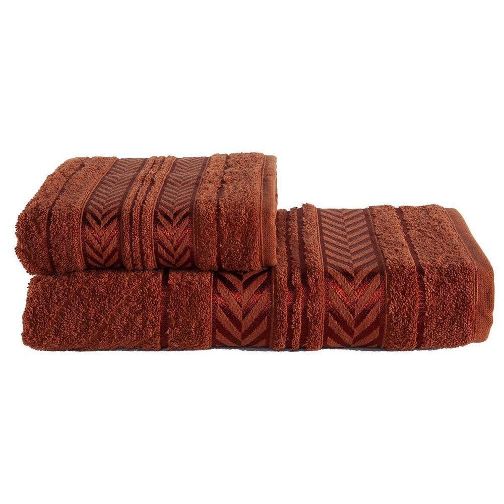 Toalha Banho e Rosto Zion Mascavo - 100% Algodão