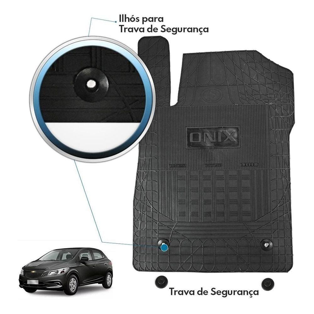 Jogo Tapete Interno Reforçado Chevrolet Onix 2012 A 2015