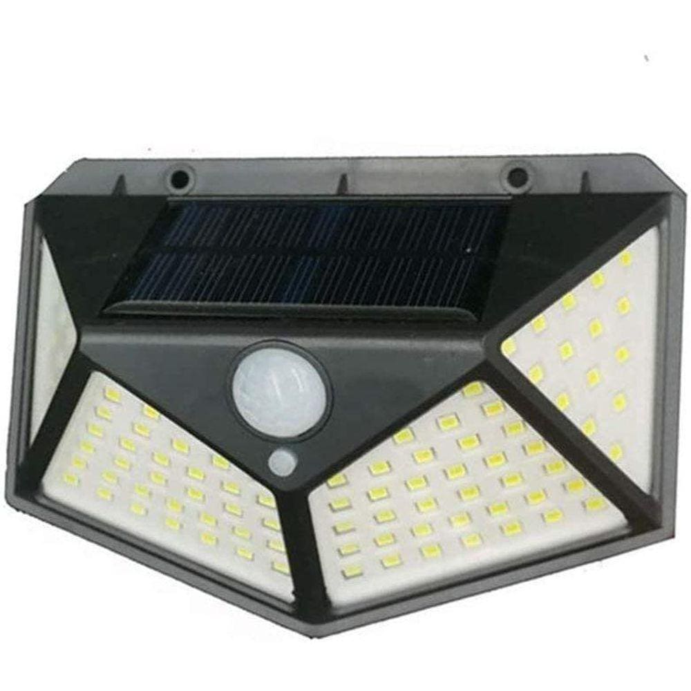 Luminária Solar 100 Leds com Sensor de Presença - VALECOM