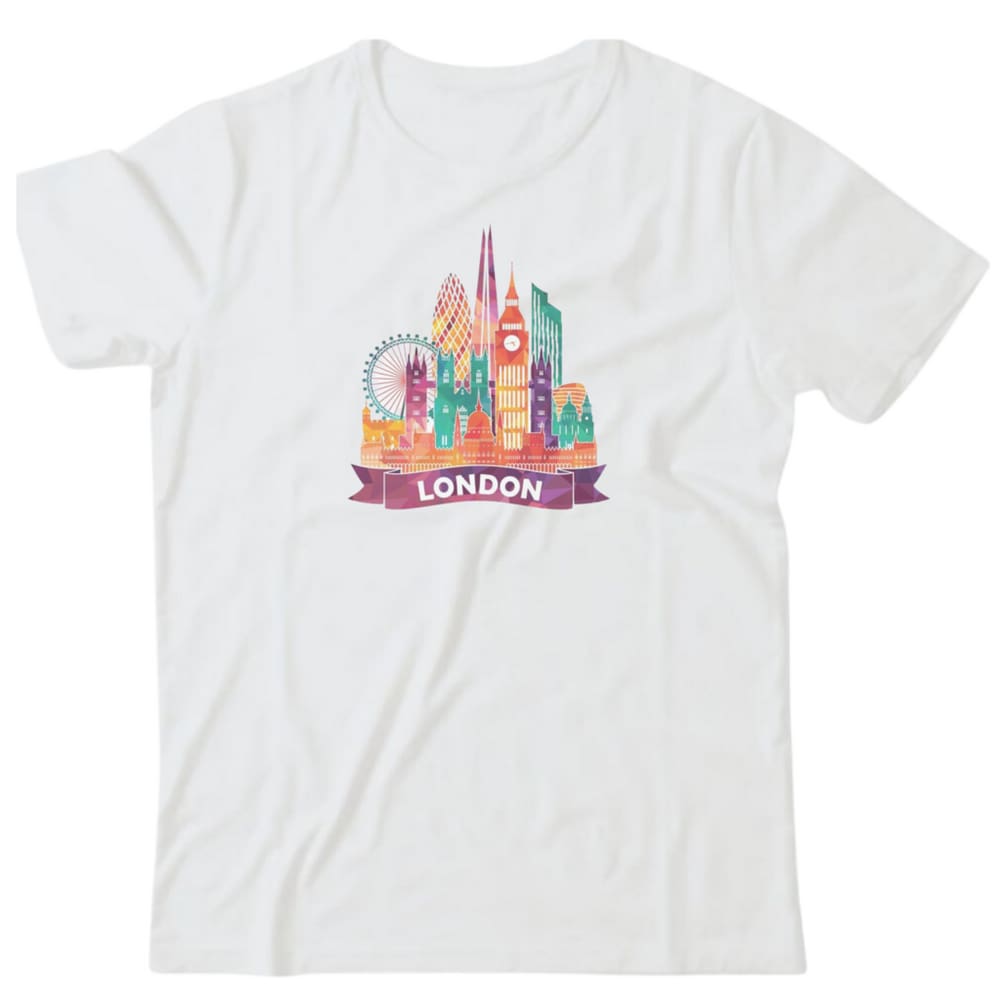 Camiseta algodão global prints - A cidade de Londres