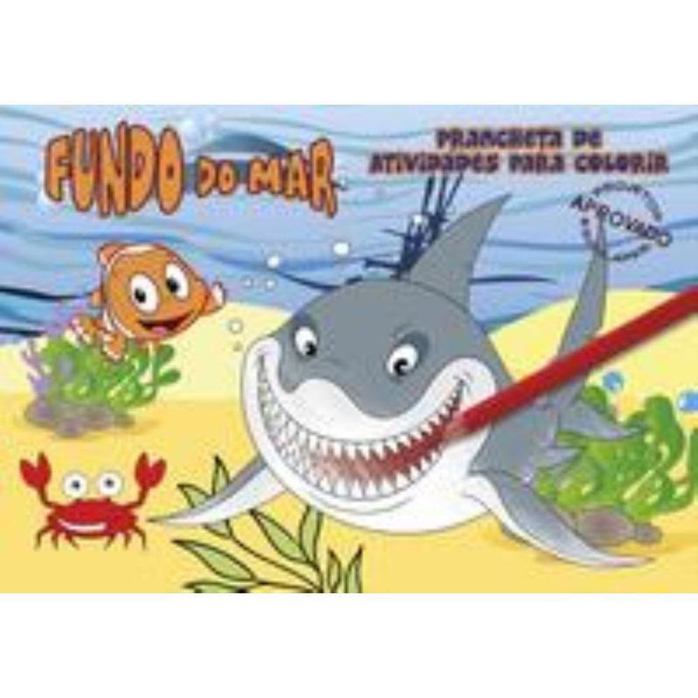 Fundo Do Mar Prancheta De Atividades Para Colorir