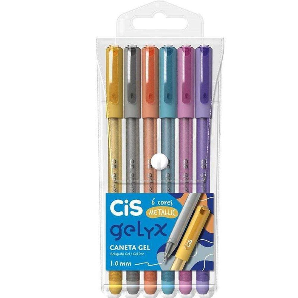 Caneta Gel Metálica 1.0mm - Alta Qualidade - Estojo