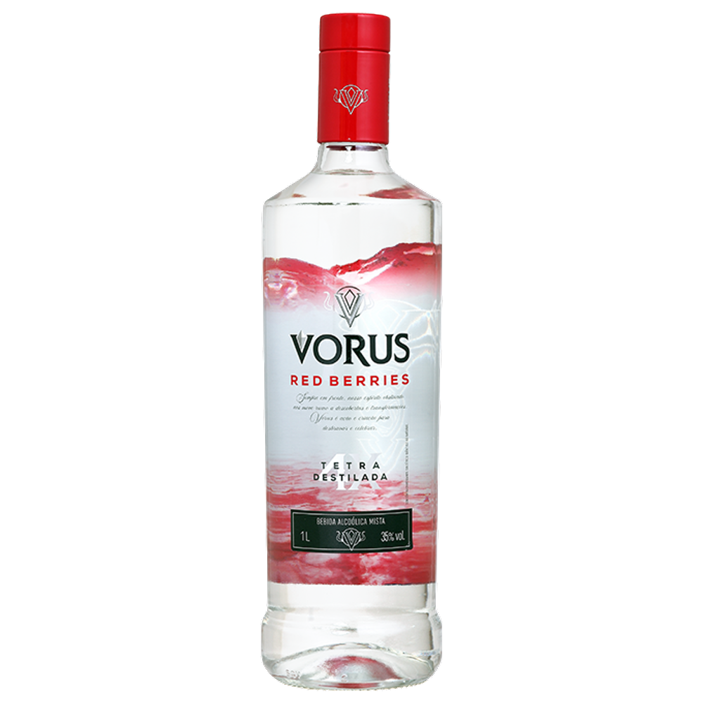 Vodka Vorus Red Berries Salton 1L