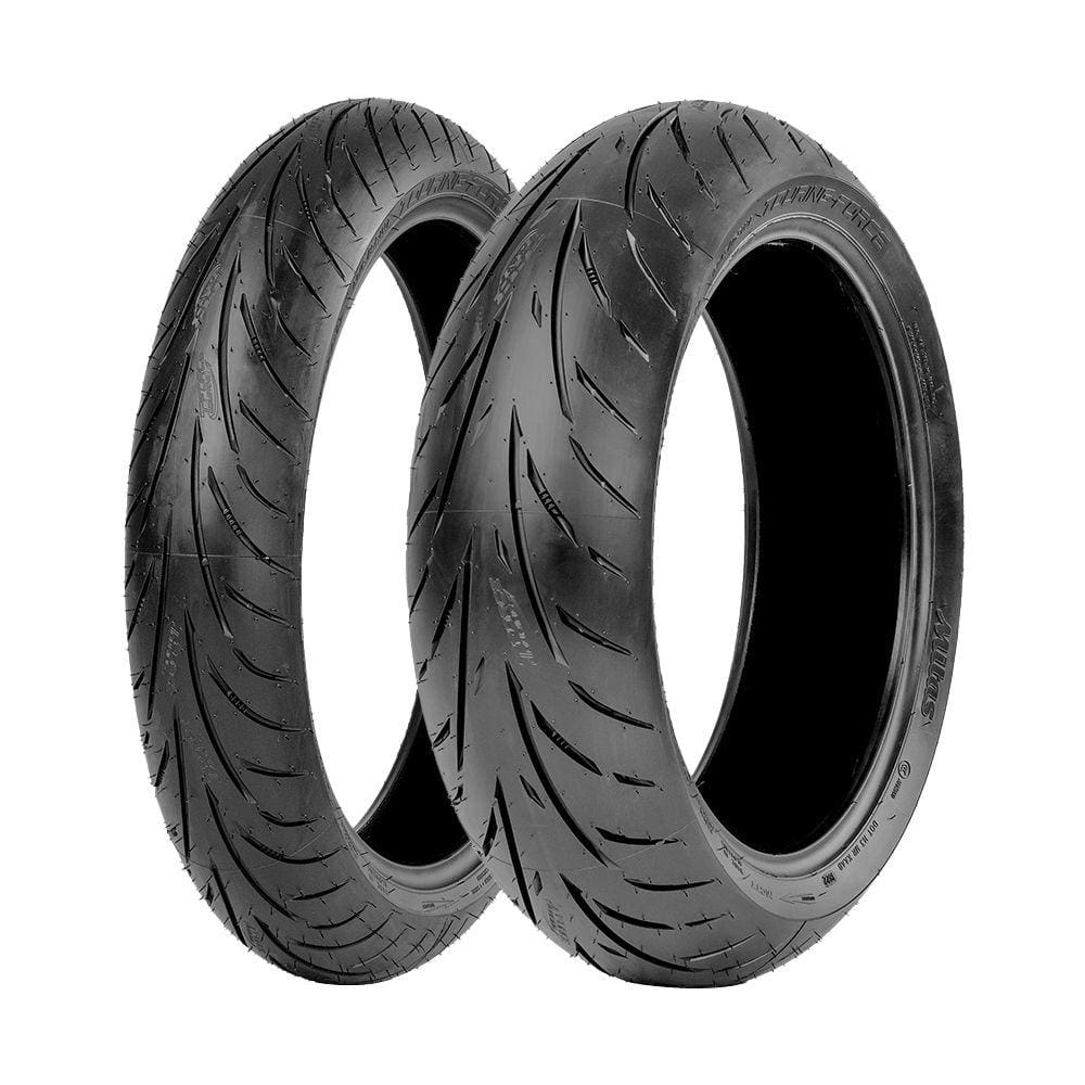 Jogo Pneus de Moto Mitas Touring Force 120/70R17 58W + 180/55R17 73W TL