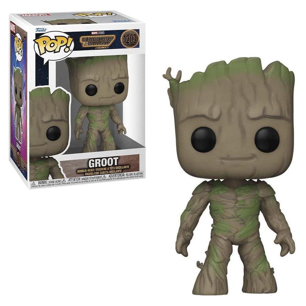 Funko Pop Marvel Guardiões Da Galáxia 3 Groot 1203