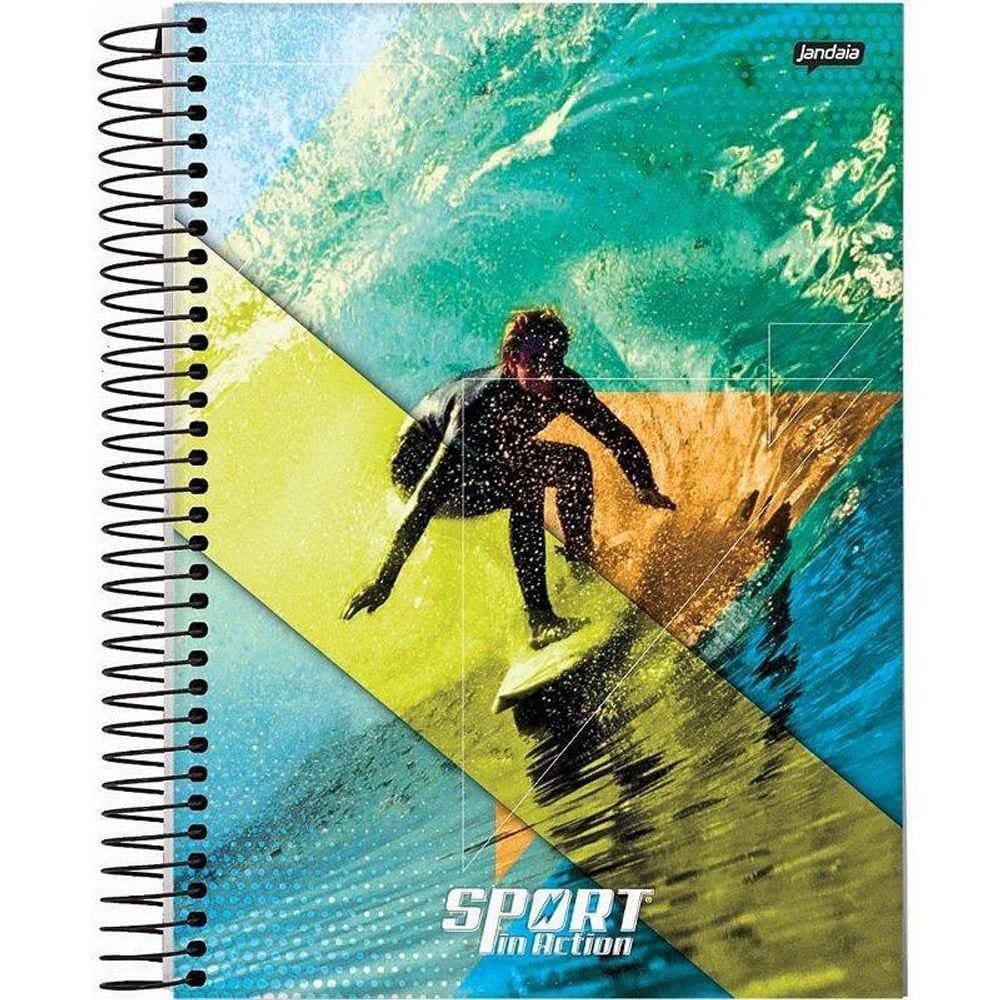 Caderno Espiral Capa Dura 20 Matérias 320 Fls Sport Fsc