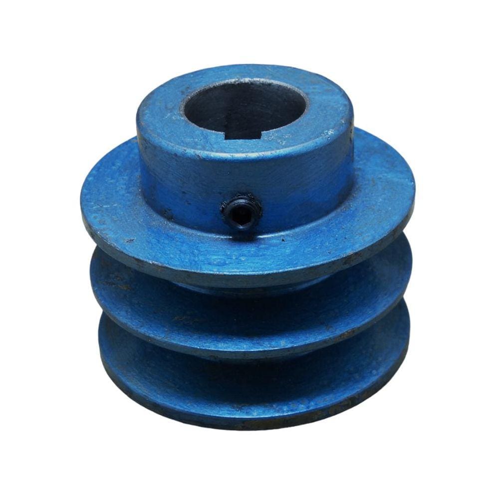 Polia De Ferro 3 1/8`` 80Mm 2B Com Furo 28Mm Chaveta 5/16