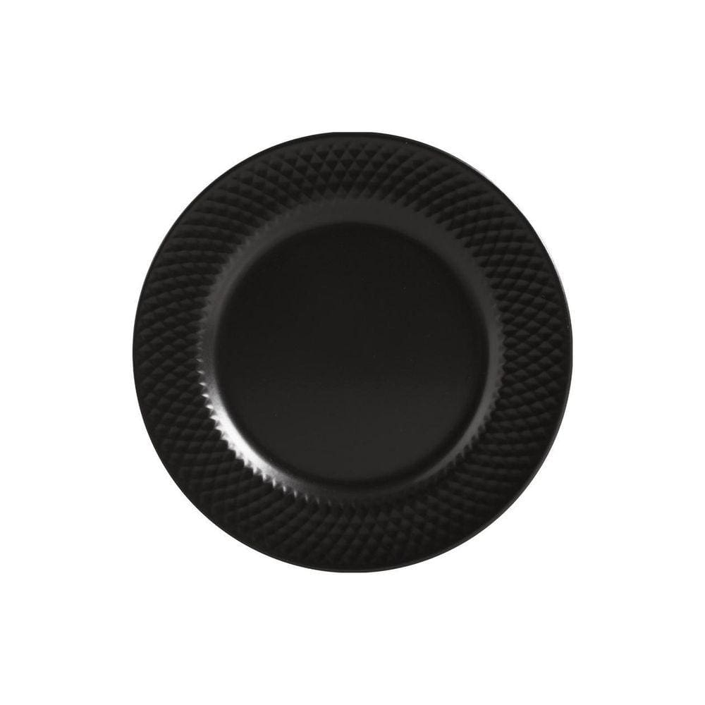 Prato Sobremesa Cerâmica Branca 21 cm - Alleanza