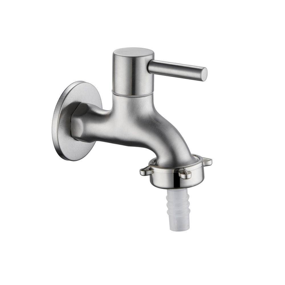 Torneira Inox Tanque Jardim Doan NOX14 - Aço 304, Bica Móvel