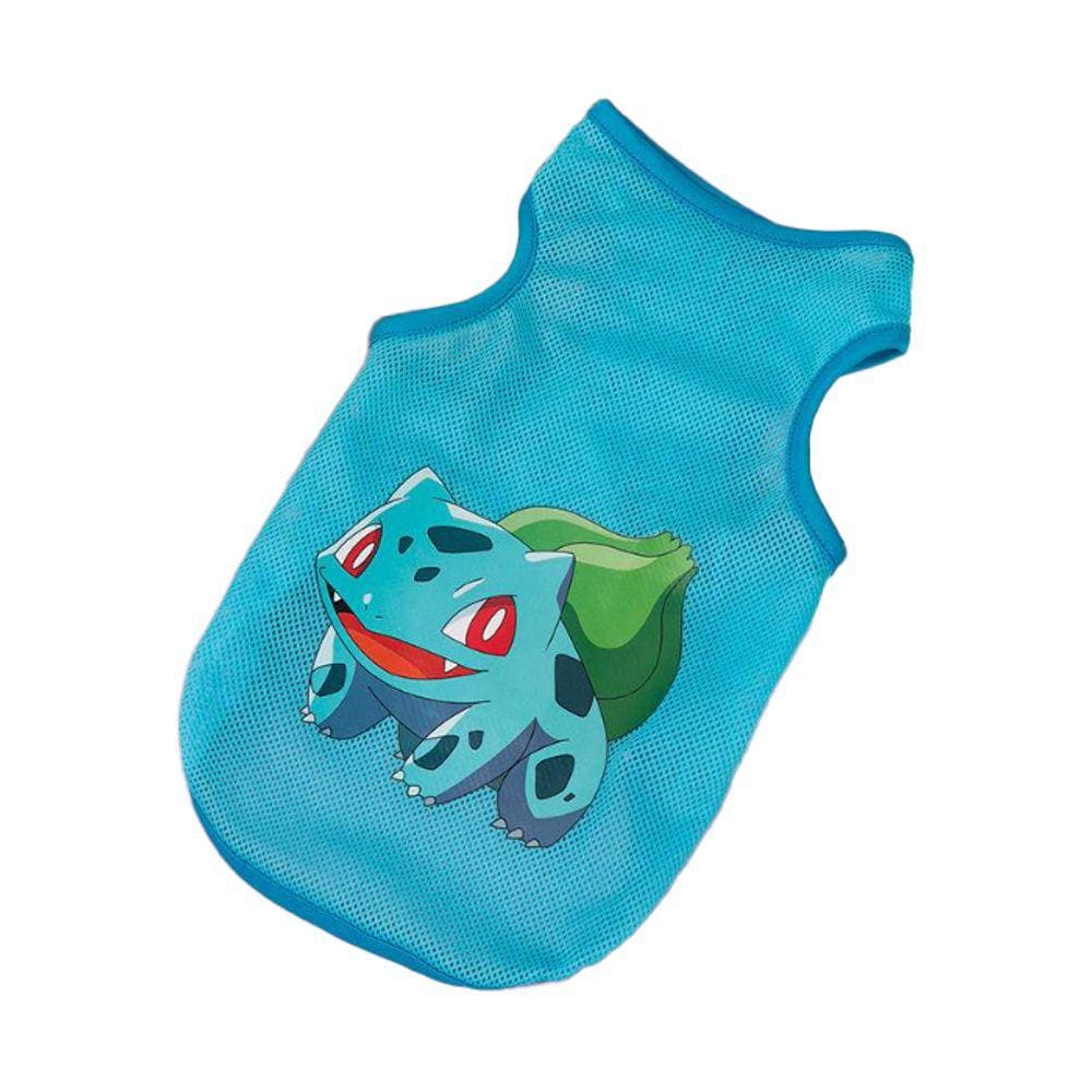 Camiseta Pokemon Bulbasaur Para Cachorro Gato Roupa Pet Verão