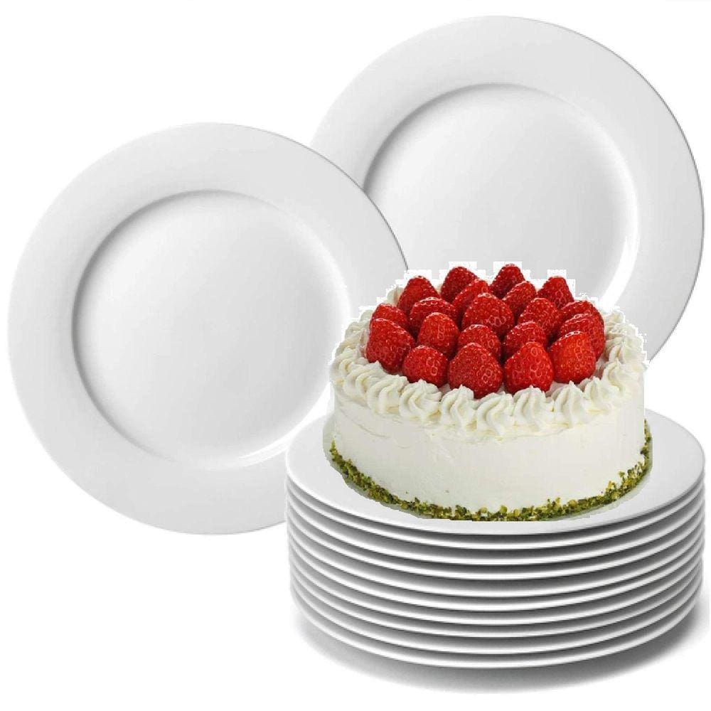 Prato Melamina Resistente 27,5cm - Conjunto 12 Unidades