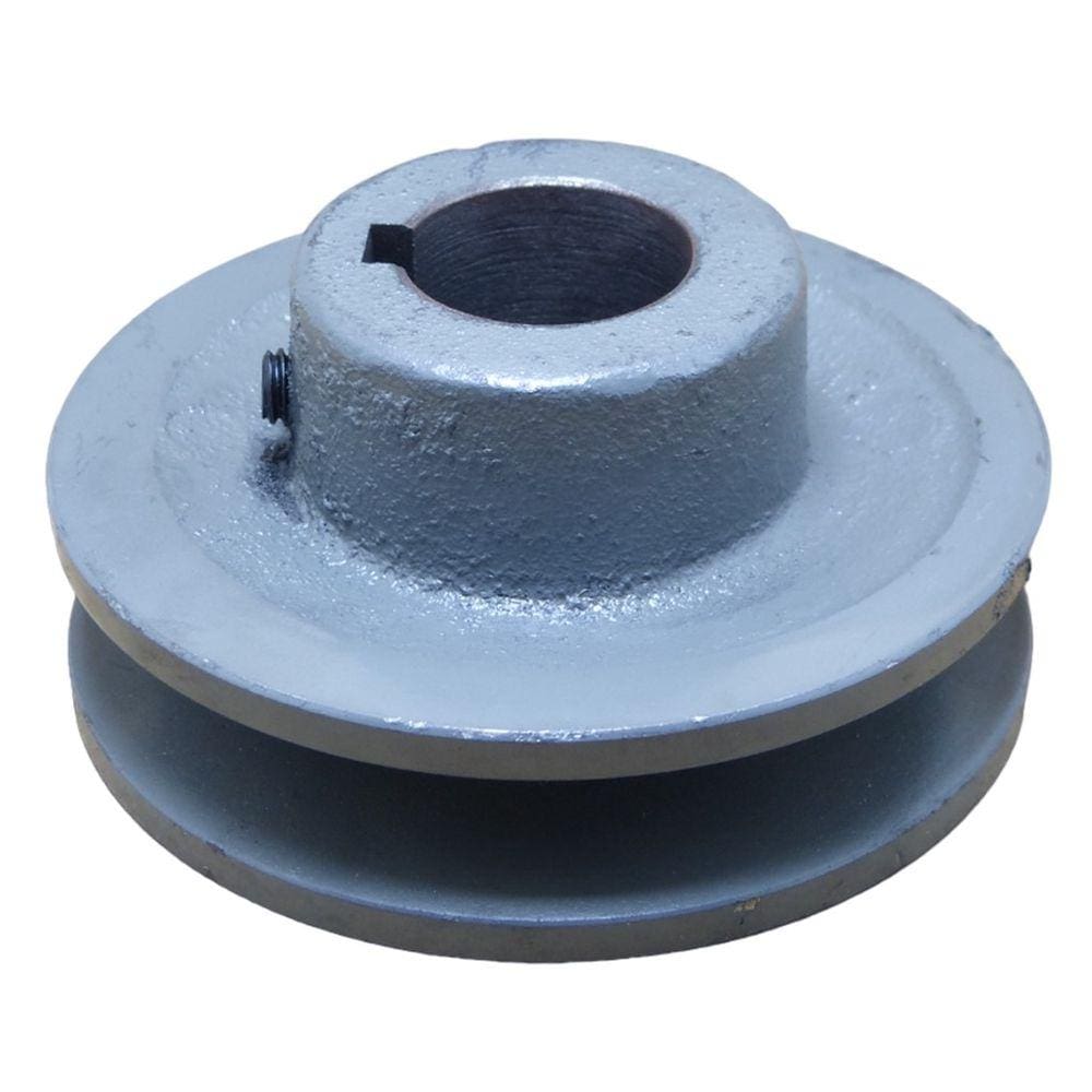 Polia De Ferro 4`` 100Mm 1B Com Furo 28Mm Pressure Psv25 Psv20Tp Psv25Ap Cj25Apv Psv10Apsp