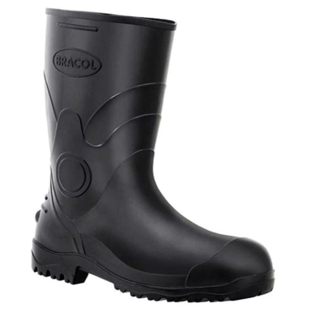 Bota PVC Preta Impermeável Cano Curto 46 Bracol