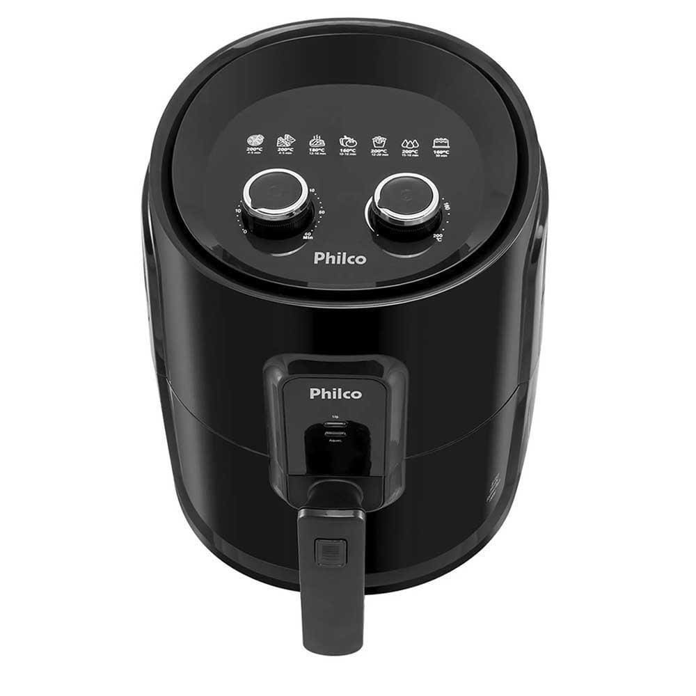 Fritadeira Air Fryer Philco Gourmet Black 1500W Pfr15Pg 220V