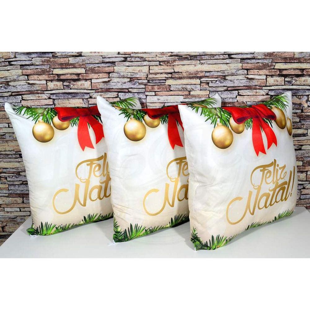 Capa de Almofada Natal - Feliz Natal