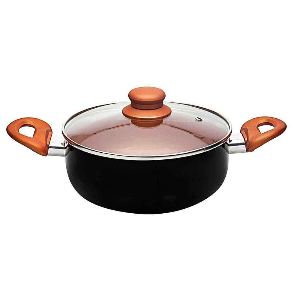Panela Caçarola Antiaderente Cerâmica Vegas 20Cm