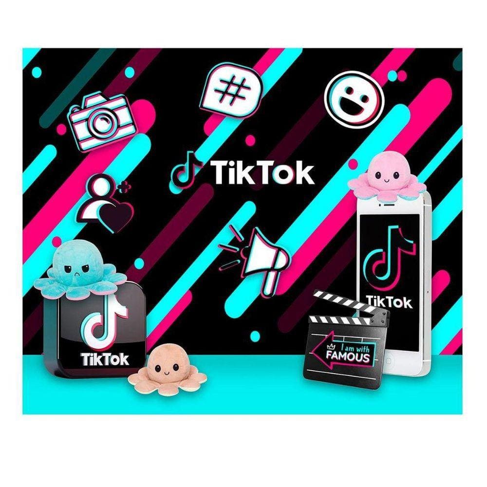 Fundo Fotográfico Gigante 3D Tik Tok 3,00X2,50 Horizontal