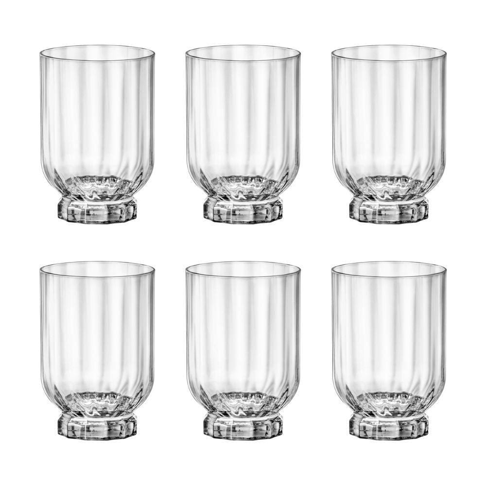 Copo Baixo De Vidro Bormioli Rocco 375Ml Florian 6 Peças