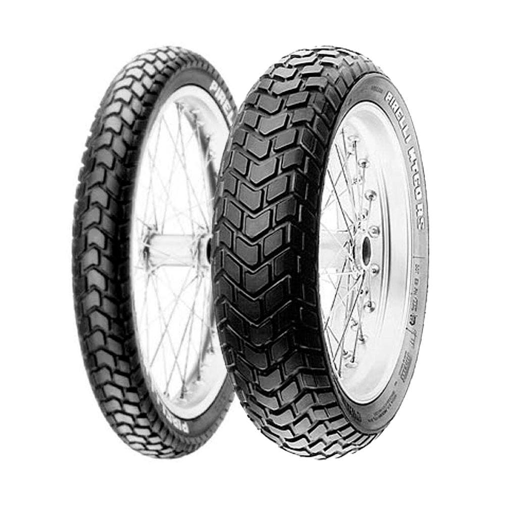 Jogo Pneus de Moto Pirelli MT60 90/90-19 52P + 110/90-17 60P TT